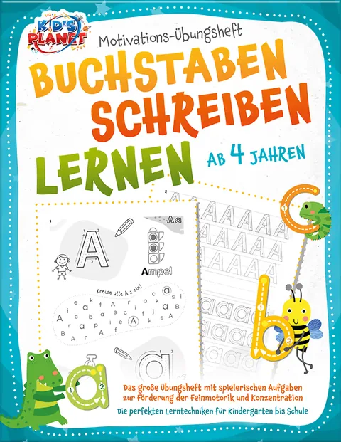 Buchcover: Buchstaben schreiben lernen ab 4 Jahren