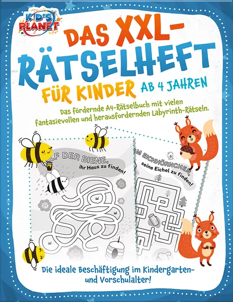 Buchcover: Das XXL-Rätselheft für Kinder ab 4 Jahren
