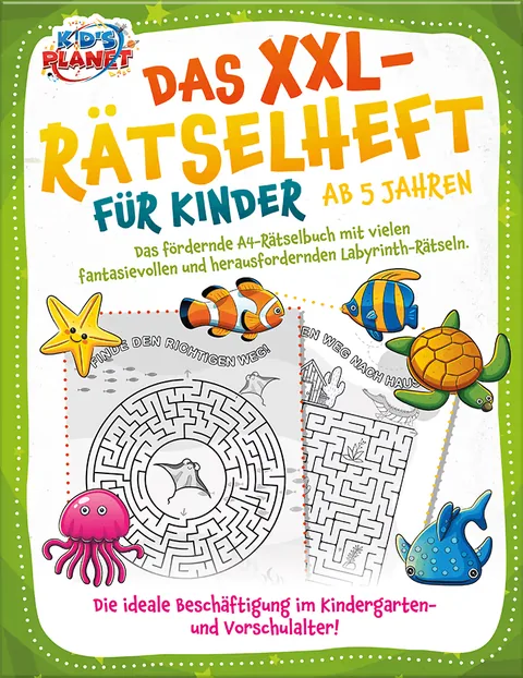 Buchcover: Das XXL-Rätselheft für Kinder ab 5 Jahren
