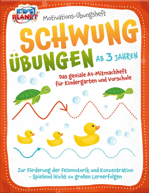 Buchcover: Motivations-Übungsheft! Schwungübungen ab 3 Jahren