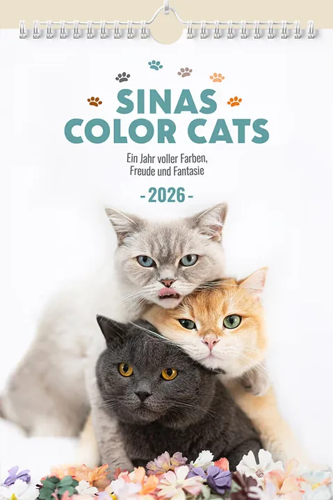 Buchcover: Sinas Color Cats - Ein Jahr voller Farben, Freude und Fantasie