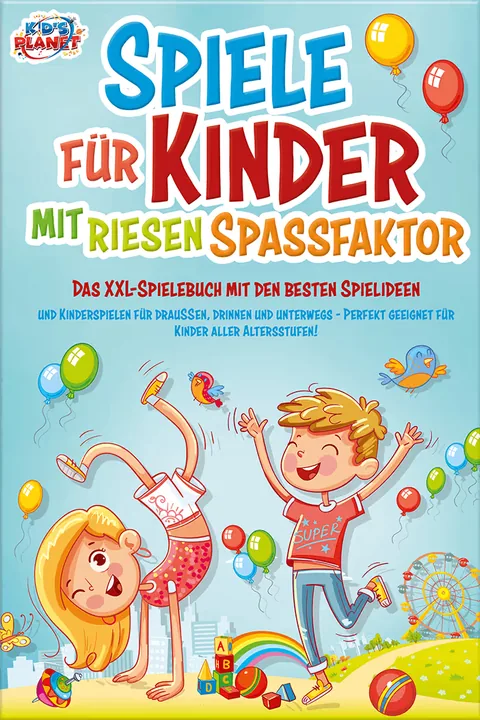 Buchcover: Spiele für Kinder mit riesigem Spaßfaktor