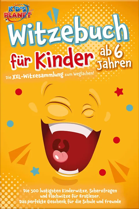 Buchcover: Witzebuch für Kinder ab 6 Jahren