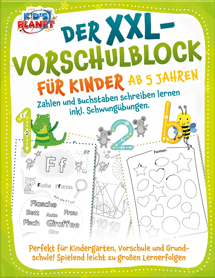 Buchcover: Der XXL-Vorschulblock für Kinder ab 5 Jahren