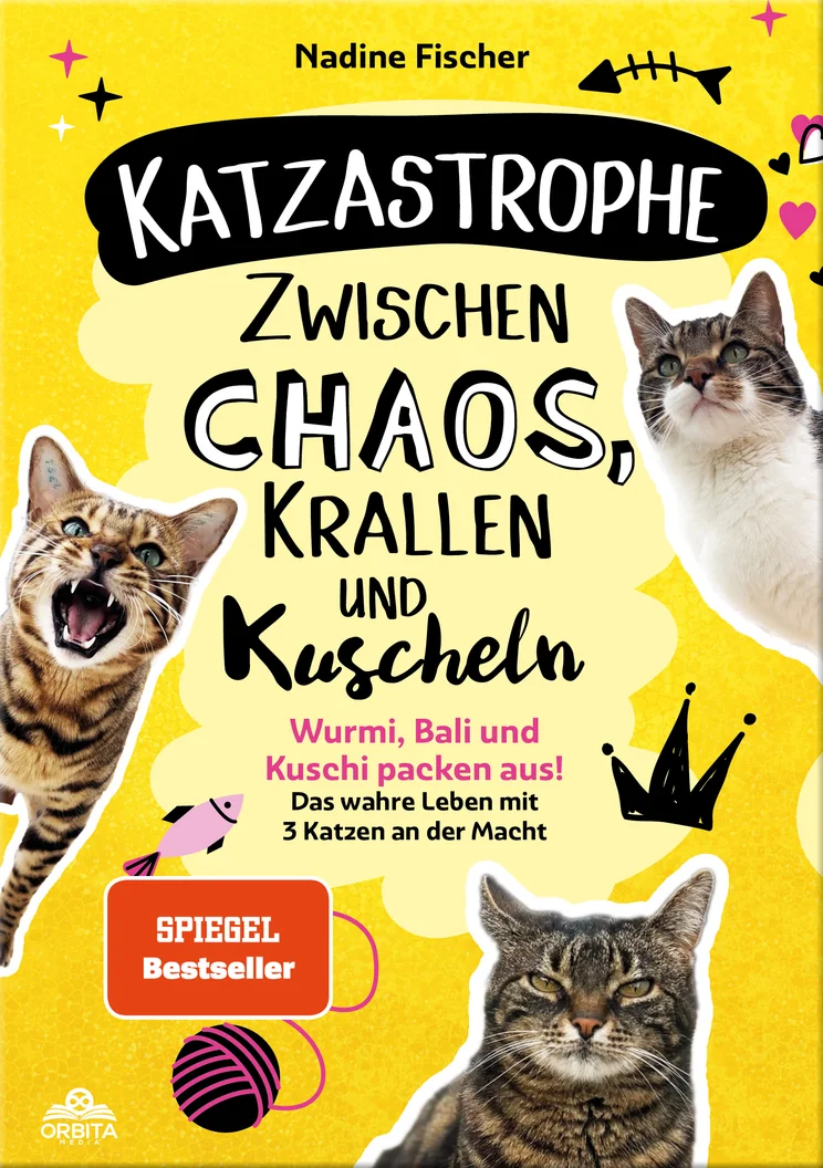 Buchcover: Katzastrophe – Zwischen Chaos, Krallen und Kuscheln